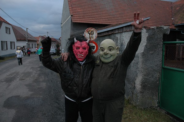 Masopustní průvod obcí 2008
